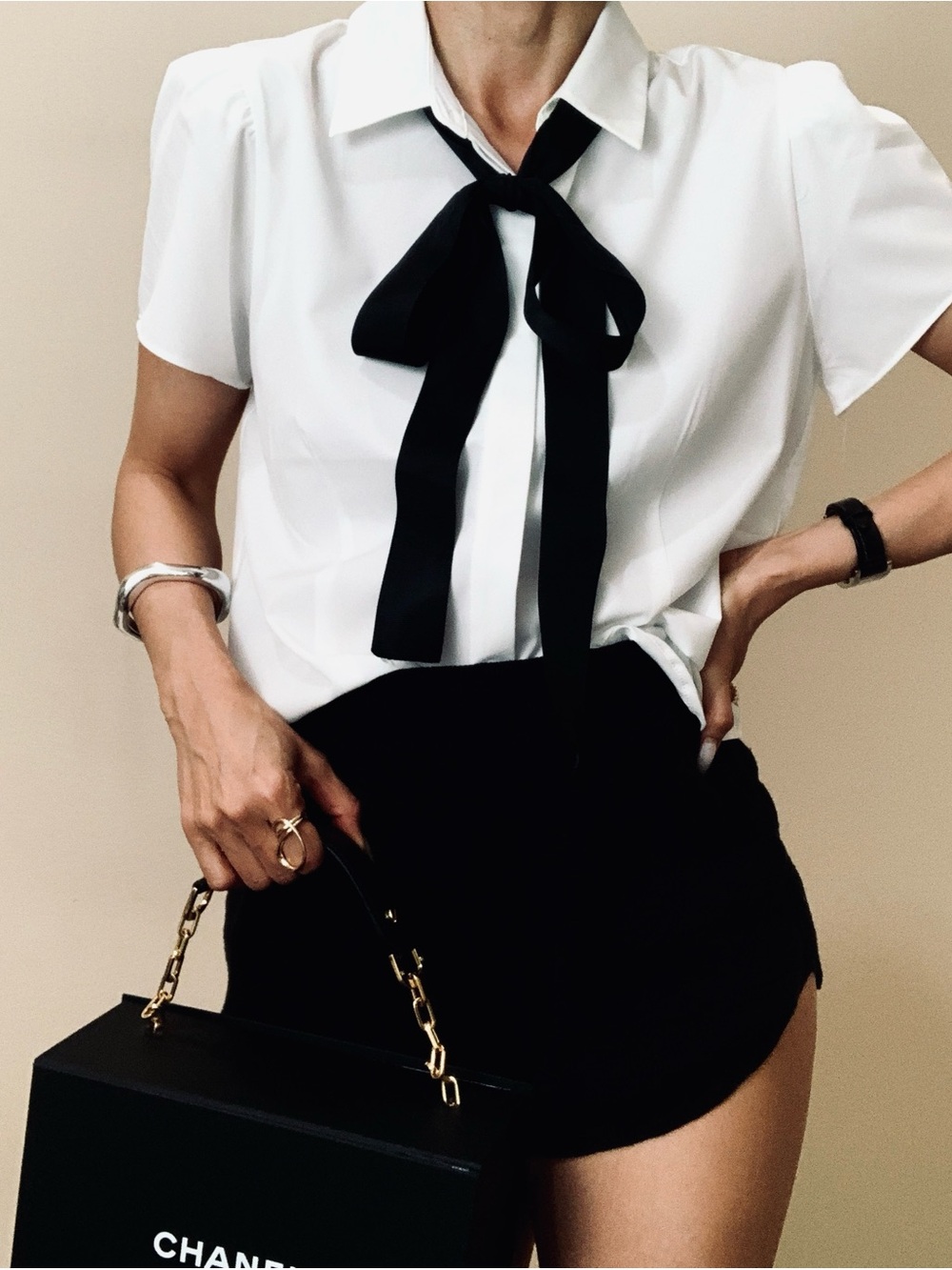 Brand New Modern works white buttons down shirt size L